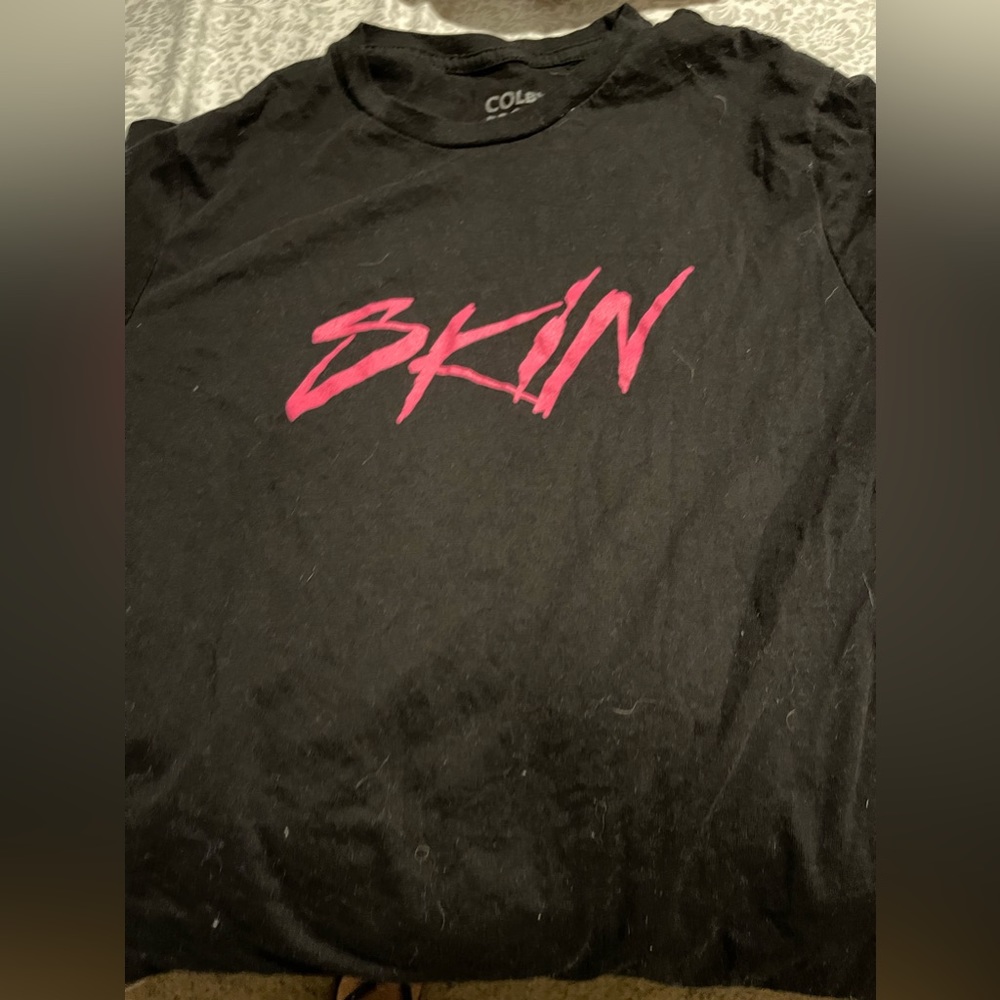 Colby Brock Skin Black and Pink Shirt Medium